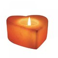 Living Healthy Products Living Healthy Products HRTSA-2003 Himalayan Salt Heart Candleholder HRTSA-2003